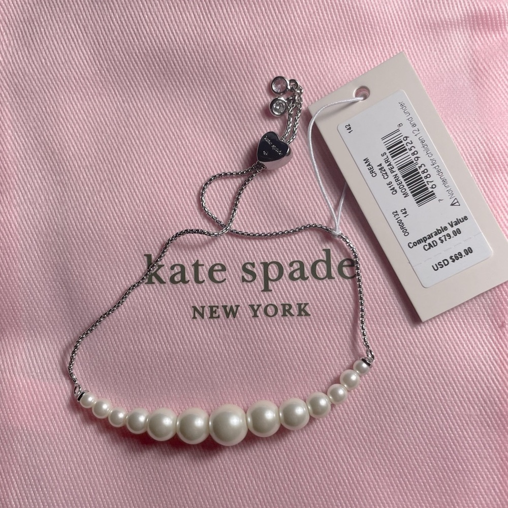 Kate Spade Modern Pearl Slider Bracelet